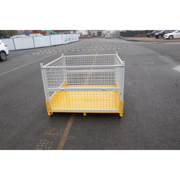 Heavy duty metal pallet box overview