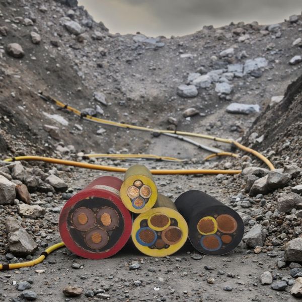 Premium MYP 0.66/1.14kV Mining Cable Mobile Shielded Rubber Sheathed Soft Cable Flame Retardant Wear Resistant Power Cable