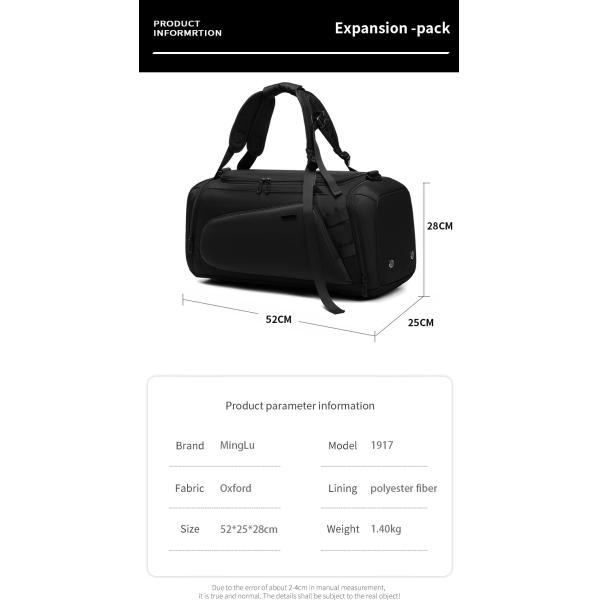 Customization Travel Duffle Bag Multi Function Rich Compartment