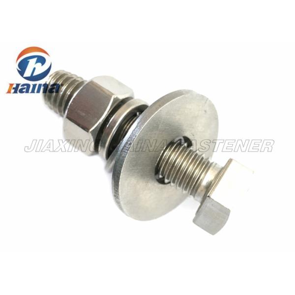 M4 M8 stainless steel 304 316 Hex Head bolts with hex nuts and washers