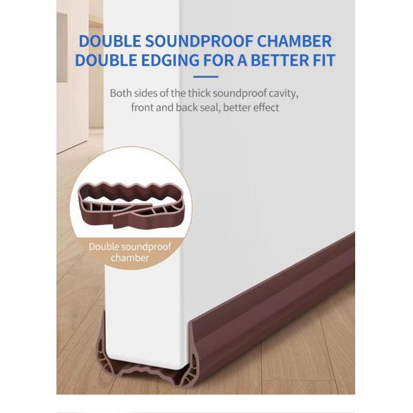 Acoustic Single Color PVC Horse Fence Door Bottom Seal Dust Proof Customized Plastic Profile