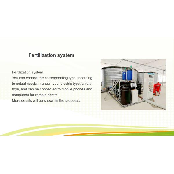 Customized Size Intelligent Greenhouse Vegetable Growing Greenhouse