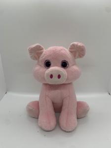 China Animated Big Eyes Pig Talking Repeating Recording Plush Toy Electronic Interactive on sale
