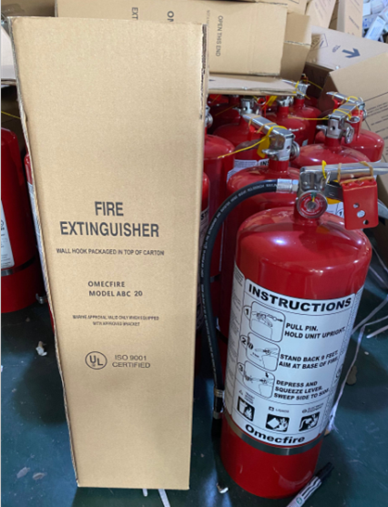 20LB UL ULC Approved Dry Powder Fire Extinguisher with 6A 80BC Fire Rating