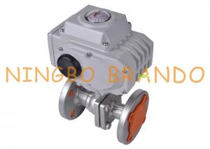 Buy cheap Electric Actuator Two Piece Flange Ball Valve 1