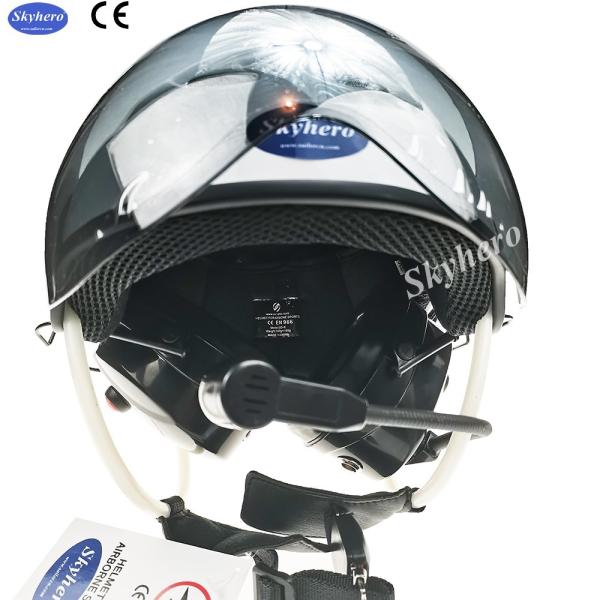 En 966 Standard Powered Paragliding Helmet Noise Cancel Paramotor Helmet Color Red Black White Blue Paramotor