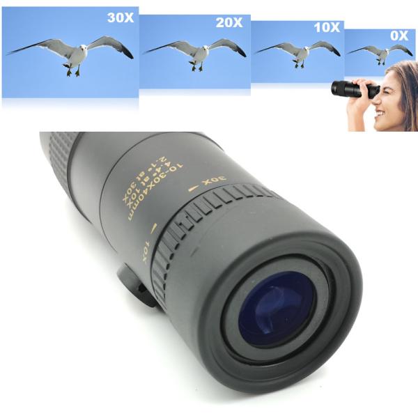 Dustproof IPX 5 Adjustable Zoom Monocular Smartphone 10x To 30x