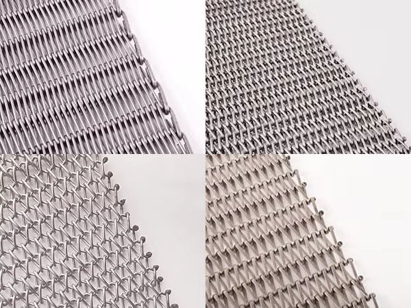 Pizza Oven 304 Stainless Steel Wire Mesh Conveyor Belt For Baking