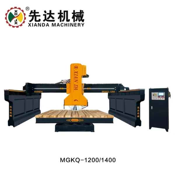 Four Column Medium Block Cutting Machine for Cutting Thick Granite Marble Slabs Curbstone