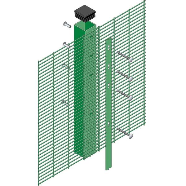Sustainable 358 Anti Climb Fence Panel Customized High Security Anti Cut Wire Mesh with Clear View for Enhanced Perimeter Protection Systems