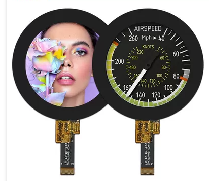 1.6 Inch 400 X 400 RGB 8 BIT Interface Round TFT LCD Display with High Resolution