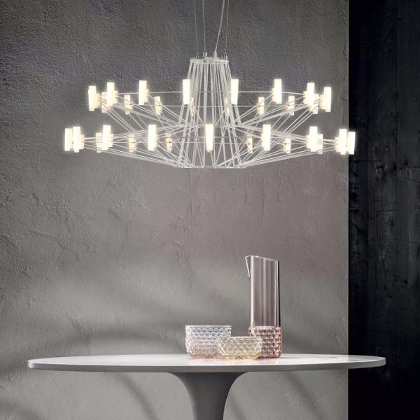 Nordic design Led Chandelie three-story Coppelia modern led chandeliers(WH-MI-91)