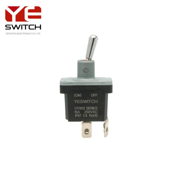 High Current Metal Toggle Switch 15A 250VAC With UL And CE Certificate