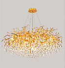 G9 95lm/W Modern Crystal Chandelier Glass Water Drop Pendant Light
