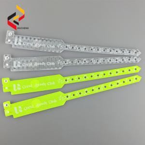 China Cheap Custom Soft PVC Vinyl Wristbands Printing event wristband for music events on sale