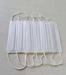 Buy cheap No Odor Disposable Earloop Face Mask Three Layer Folding Good Breathability product