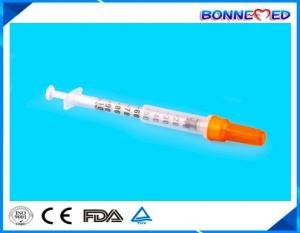Buy cheap BM-4015 Medical Sterile Disposable Saftey Insulin Syringe with Orange Cap product
