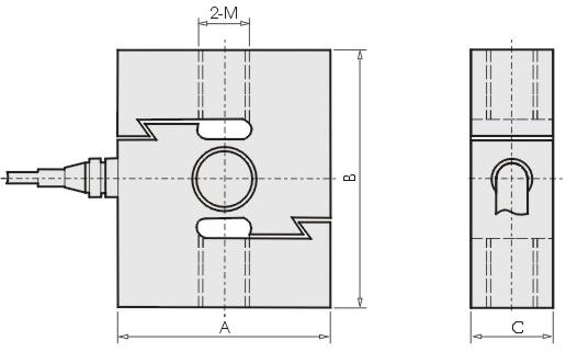 1t-20t S Type Load Cell For Crane Scale Hopper Scale Long Working Life