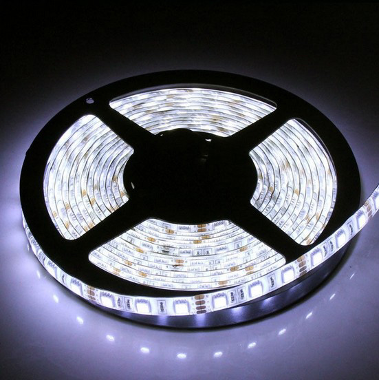 5M SMD 5050 Cold White Waterproof IP65 LED Strip 150 LEDs Light 30led/M