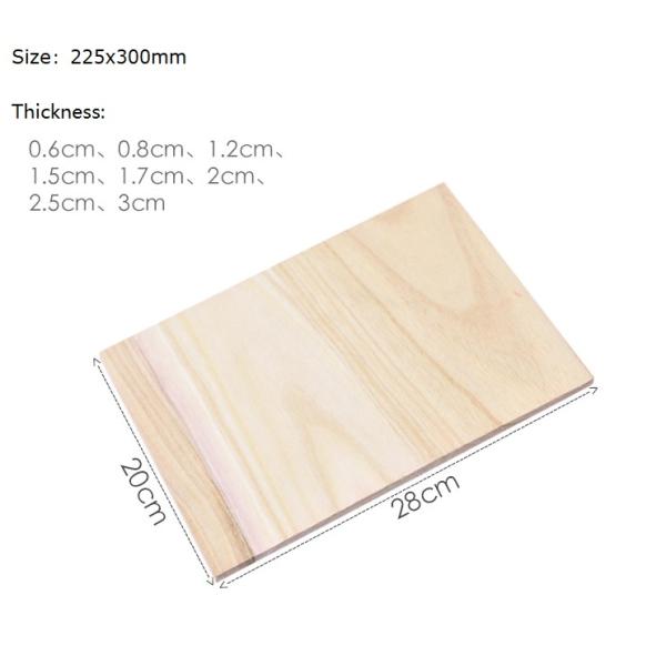Customizable Rebreakable Board for Taekwondo Durable and Made of Paulownia Wood