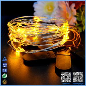 China LED copper wire string light battery powered on sale