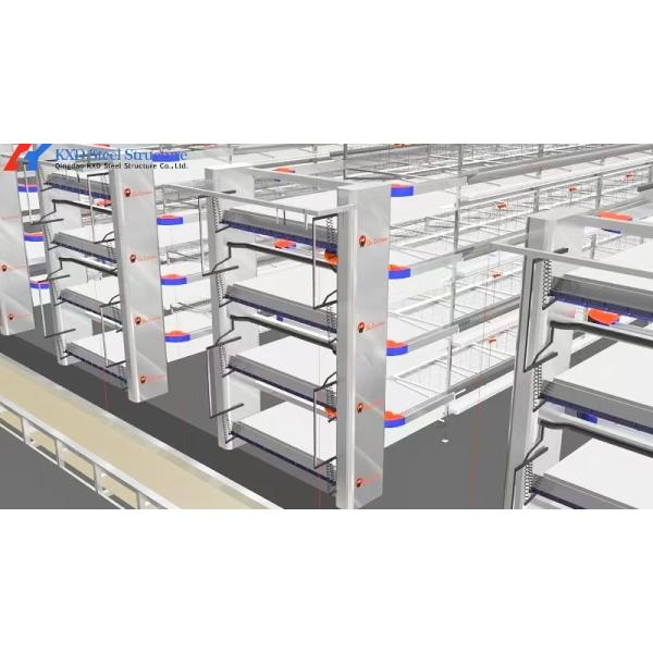 4 Tiers Layer Battery Cage Poultry Farming Battery Cage System
