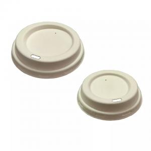 Buy cheap Non Smell Biodegradable Cup Lids Eco Friendly For Sugar Cane Pulp product