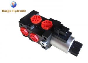 China Hydraulic Monoblock Directional Solenoid Control Valve 1 Spool 13 GPM 12V DC Hydraulic Flow Control Valve on sale