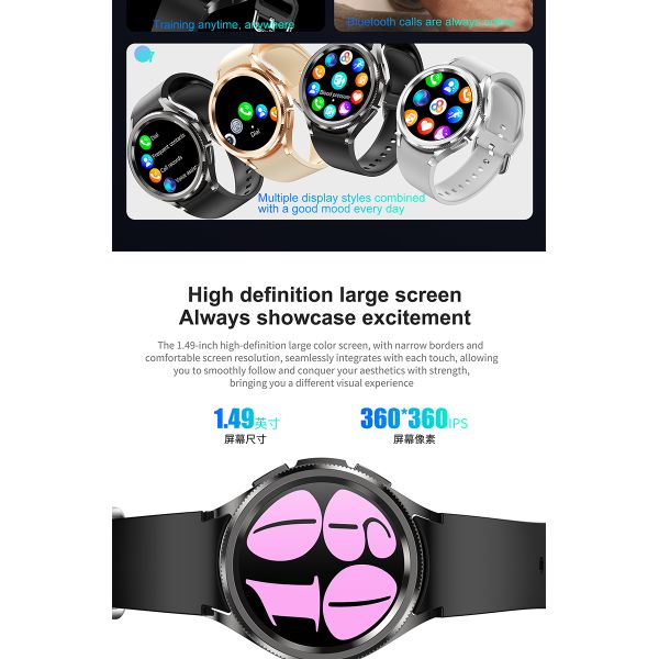HW62 Smart Call Watch Women Multi Directional Health Monitoring