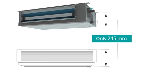 Hisense Duct Wall Mounted Ventilation System 1200 CFM MERV 8