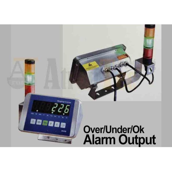 Wall Type Platform Scale Indicator , Green Display Weight Indicator With Alarm Light