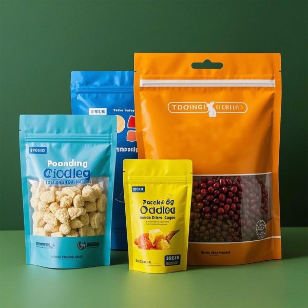 Stand Up Pouch Custom Printed Food Packaging Plastic Bag Zip Environmentally Safe Children Snack Holographic Mylar Bag