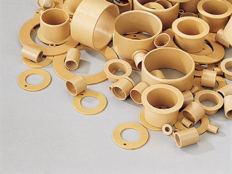 INW-EPB Plastic Compound Bearings Crystal Engineering Plastic Yellow Color