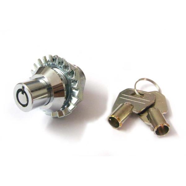 MA24 Tubular key Push cam Lock for LED advertisement Big tubular key plunger cam lock