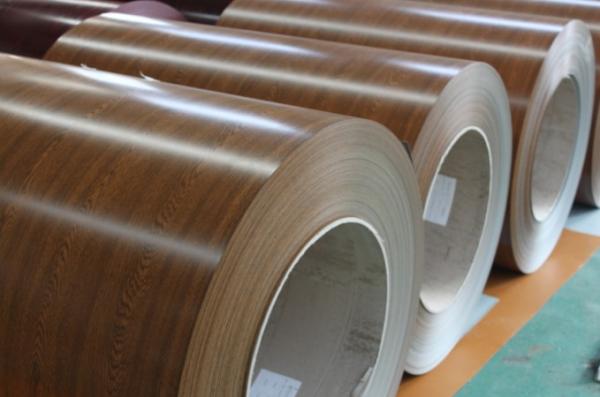Quality 0.30*1200mm wood grain finish ppgi steel coil good quality hot selling for sale
