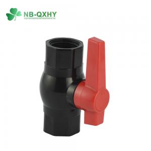 Buy cheap Water Media 1/2-1 Inch Black PVC Octagonal Ball Valve with Threaded UV Protection product