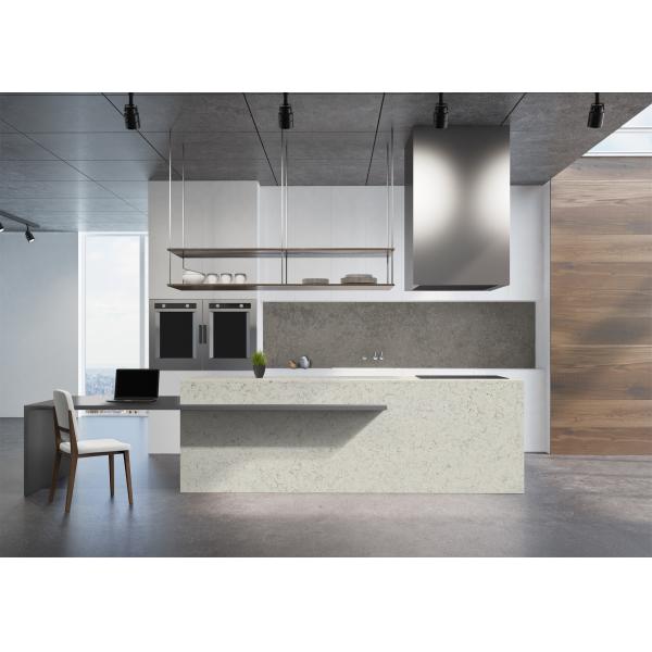 Artificial Quartz Stone Slabs Polished Surfaces Finished Easy To Clean