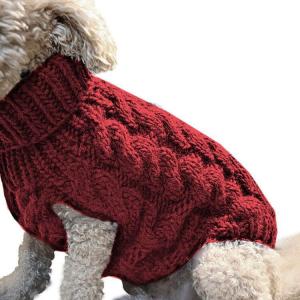 China Striped dog winter clothes on sale