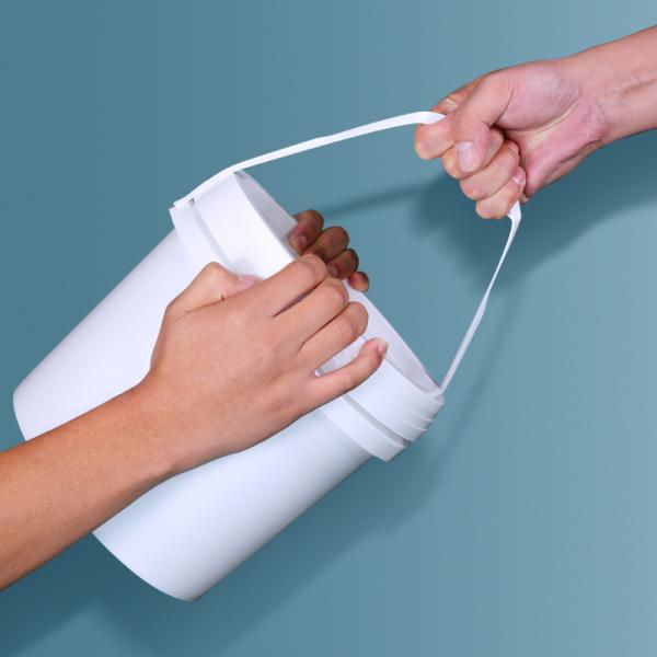 20L Plastic Bucket Pail for Food Packaging in Bulk