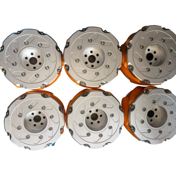 AGV Robot Mecanum Wheels Manual / Automatic Charging Omnidirectional Wheels