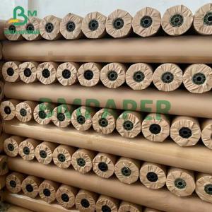China 42gsm 45gsm Greyish White Plotter Paper Roll For Clothes 62 65 67 72 75 Uncoted Paper Samll Reel on sale
