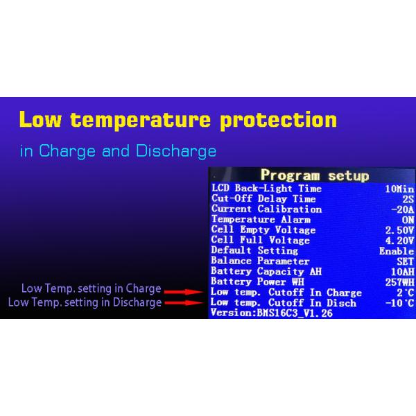 BMS Battery Managment System 12v 24S 18S 300A for LiFePO4 LTO NMC