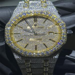 Buy cheap 3EX Moissanite Iced Out Watch ChainMoissanite High End Watches product