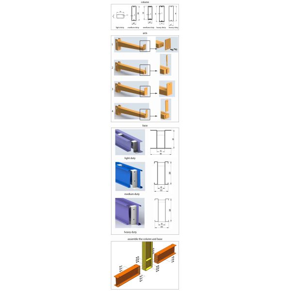 Warehouse Cantilever Racking System with CE Certification - Heavy Duty for Long Workpieces Storage