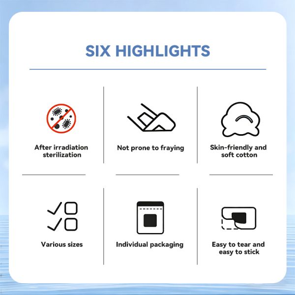Chitosan Wound Care Dressing Single Use Protective Patch For Minor Trauma Burn