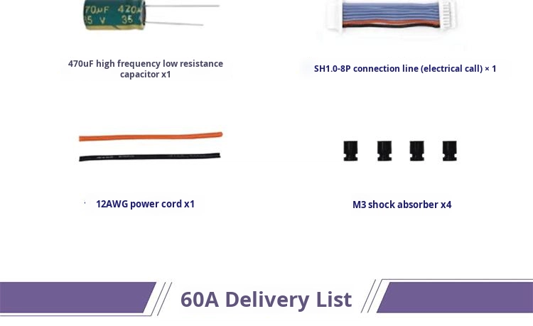 Corvon Keyun Travel Machine Four-in-One 8-Bit 30A50A60A Brushless ESC Plastic PWM/Dshot/OneShot Racing Drone Accessories