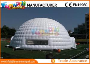 Buy cheap 14m Diameter Clear Dome Inflatable Party Tent With Transparent Windows product