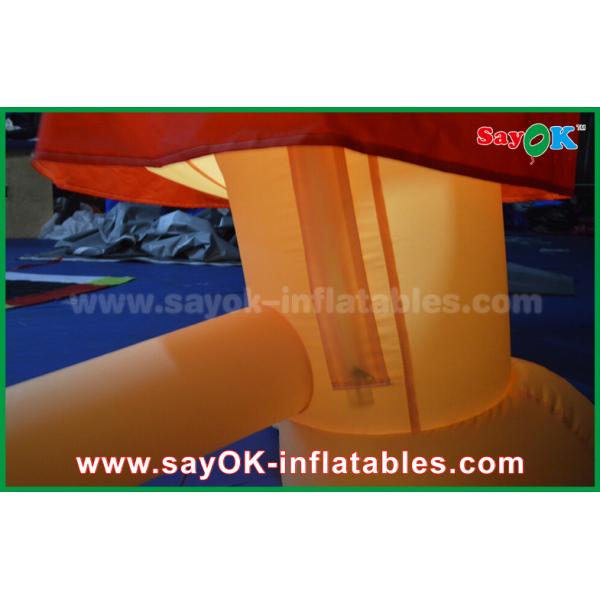 Inflatable Model Custom Animal Oxford Cloth Inflatable Cartoon Cattle Cow With LED Lighting