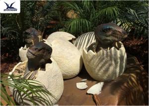 China Playground Park Dinosaur Garden Ornaments Hatching Animatronic Dinosaur Egg Decoration on sale