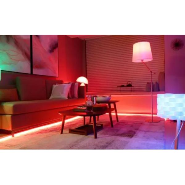 Red Color LED COB Tape Self-Adhesive IP20 24V 10W / M 512 Chips Red Cob Light
